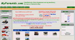 Desktop Screenshot of myfarmads.com